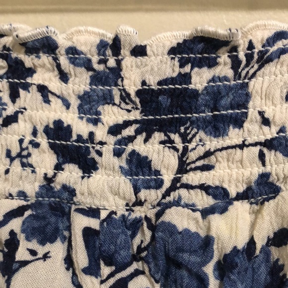 American Eagle Shorts Flowy Blue Floral Print SZ S - Picture 4 of 6